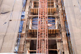 NJ construction worker falls 16–feet from scaffold